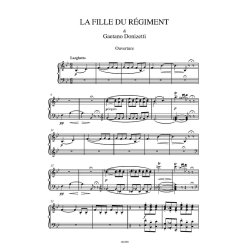 La fille du r&eacute;giment : Ed. Critica di Claudio Toscani - Riduzione per canto e pianoforte